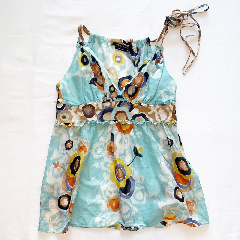 BCBG MaxAzria Colorful Sleeveless Top